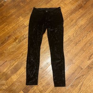 Velvet leggings